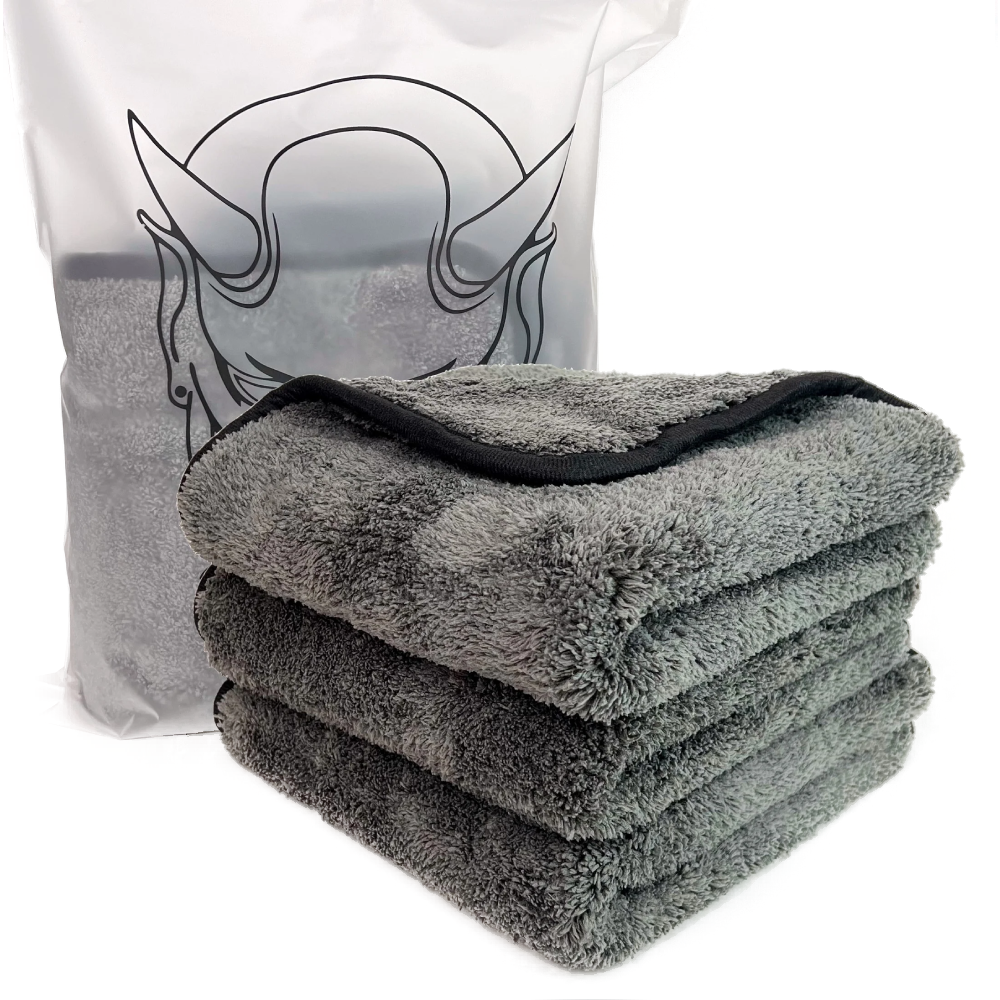 Furi 1200GSM Microfibre Drying Towel 40x40cm 3 Pack