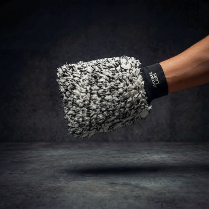 Premium 3 Piece Car Cleaning Set Towel, Wash Mitt and Alloy Mitt