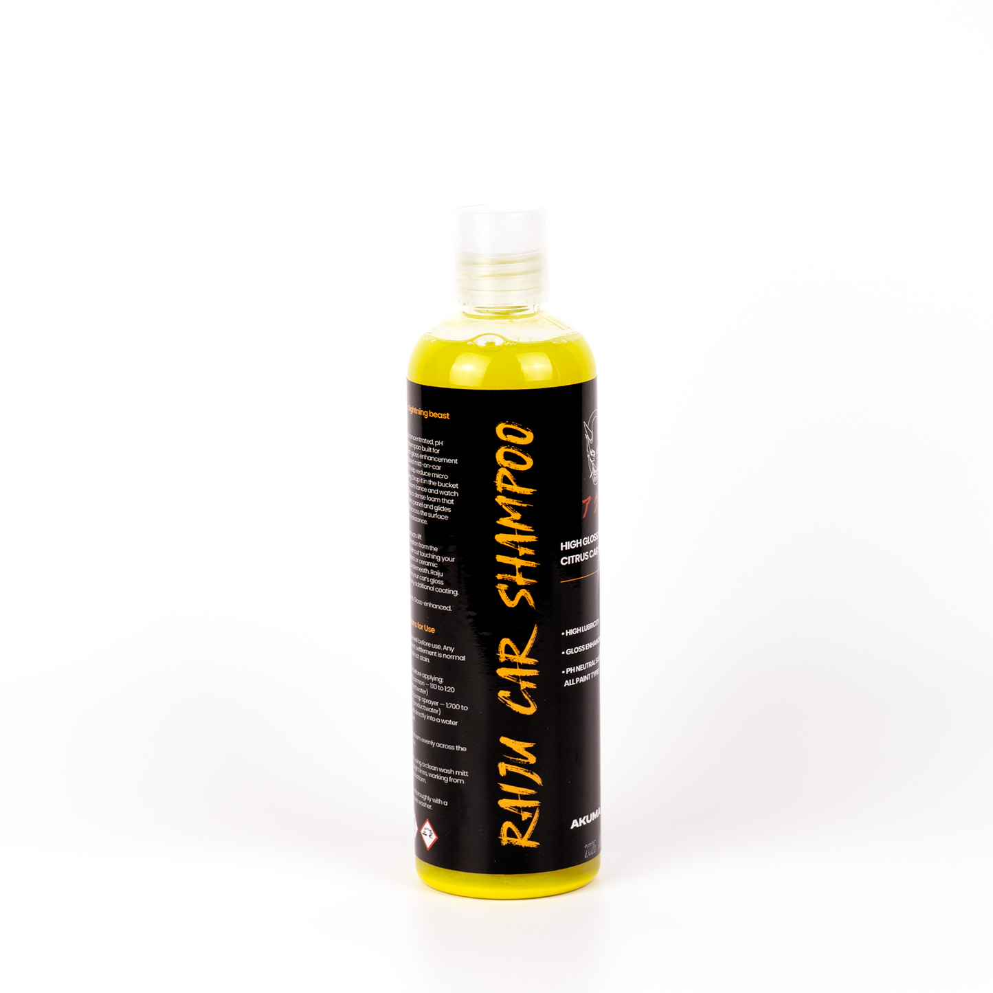 Raiju Car Shampoo High Gloss pH Neutral Citrus Car Shampoo